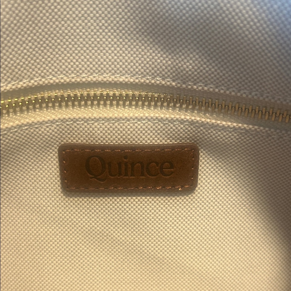 Quince Italian Leather Crossbody Bag Brown Minimalist Classic - Picture 2 of 8